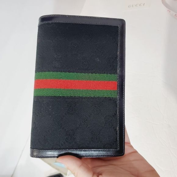 Gucci collectors Piece 80s authentic Vintage ophidia web black clutch - Picture 6 of 16